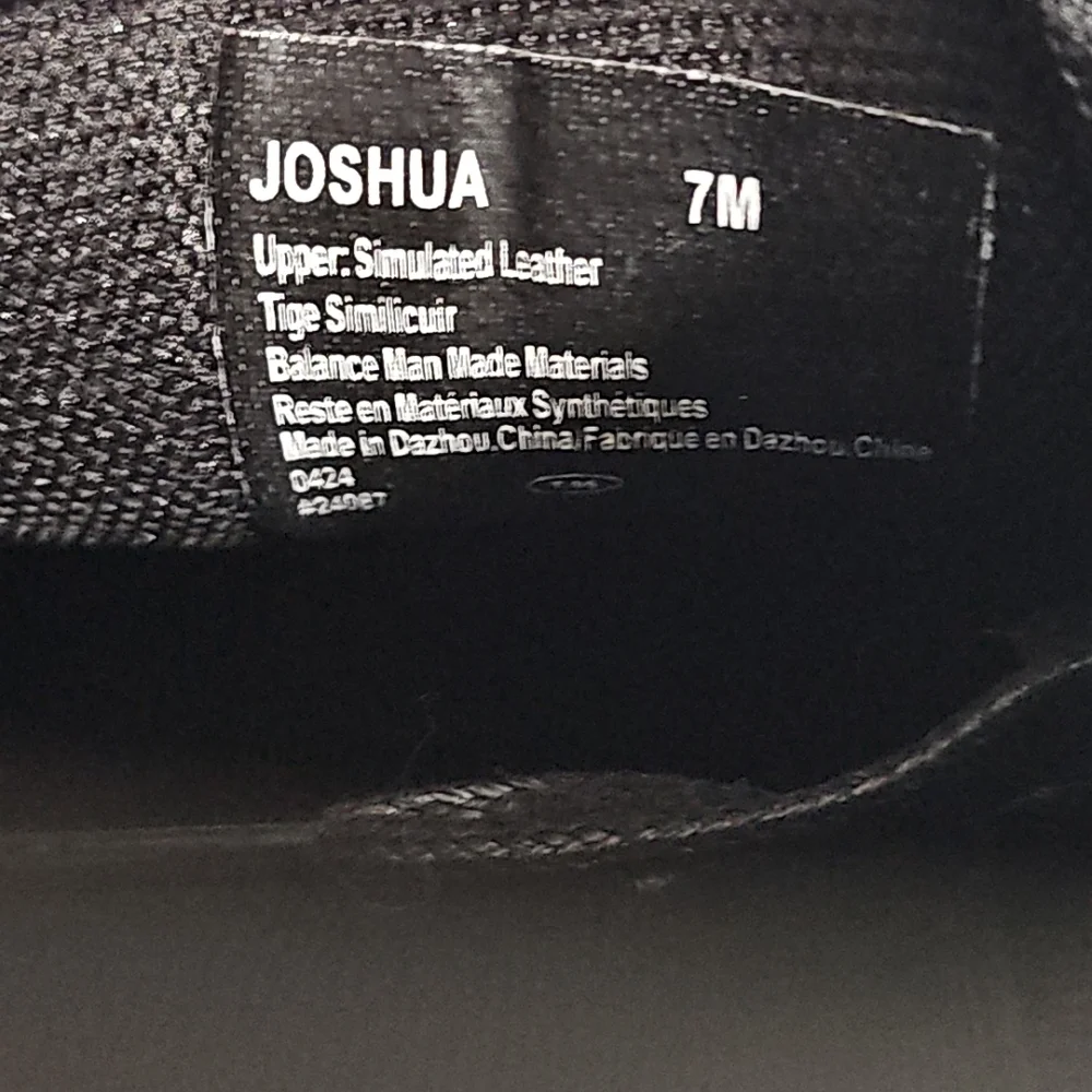 Deer Stags Boy's Joshua Sneaker, Black/Grey, 7M Big Kid NEW In Box‎